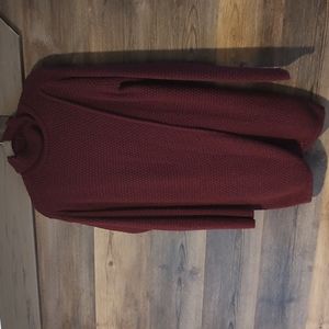 Great Northwest indigo purple knitted long sweatshirt asymmetrical